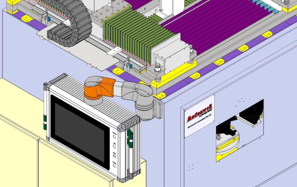 5-axis CNC shot peening machine for aerospace turbine blade surface treatment improving fatigue life