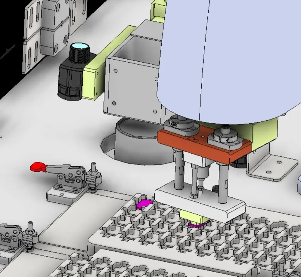 SCARA robot vision-guided panel assembly workstation for consumer electronics and home appliance manufacturing
