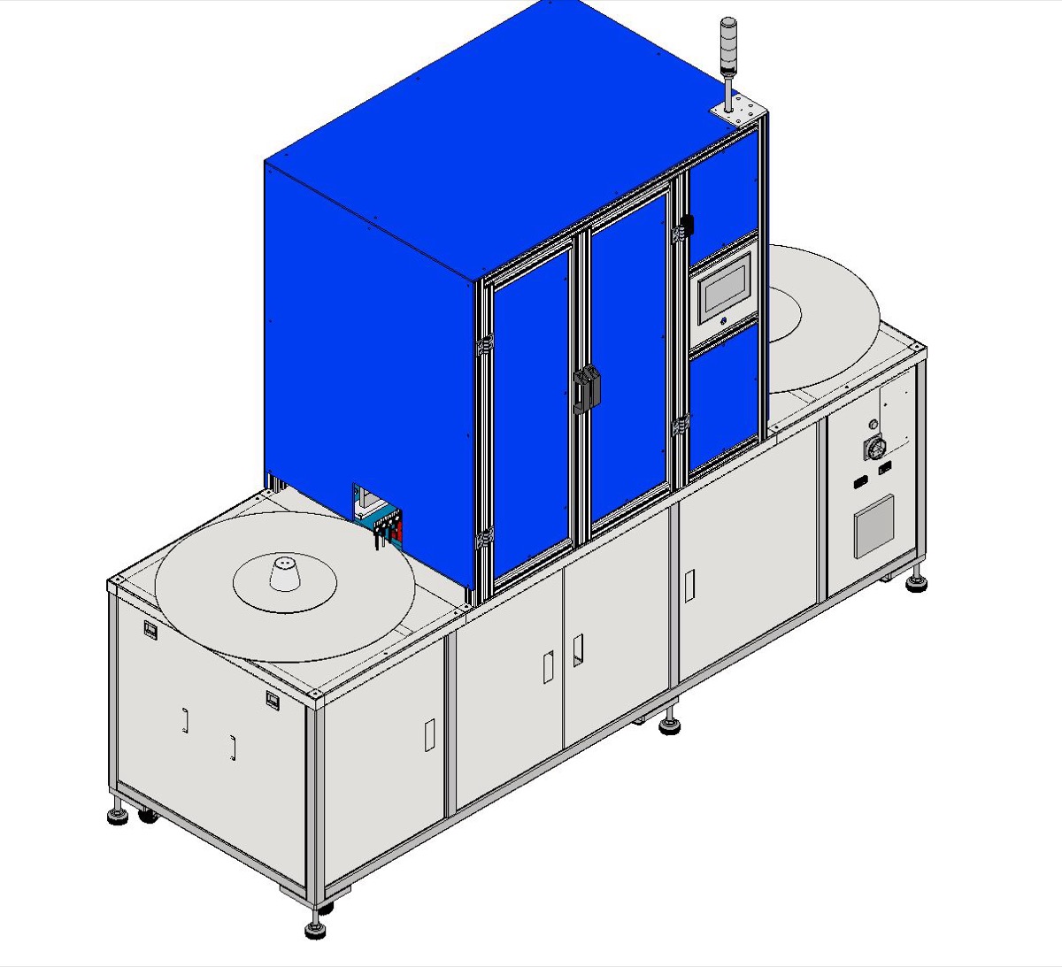 Precision pharmaceutical filling and sealing machine with triple-head simultaneous dosing and SUS316 stainless steel frame by Motionwell