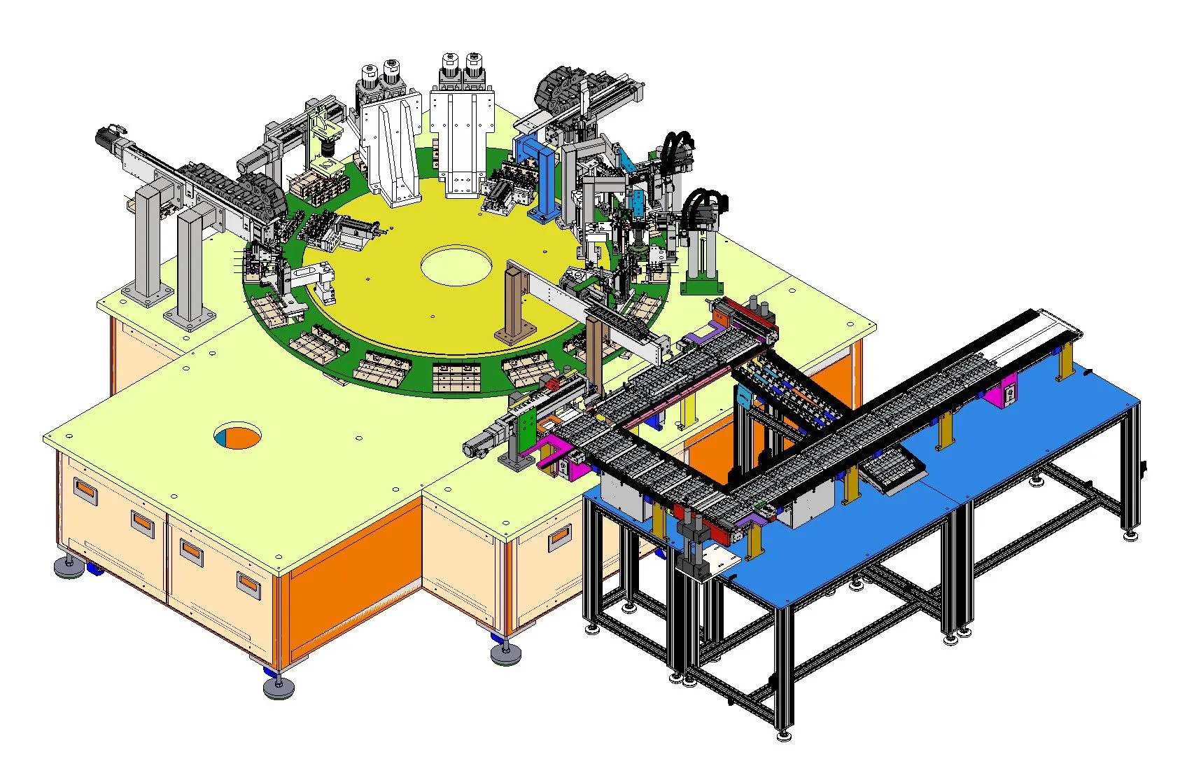 Medical device automation - rotary assembly machine for pharmaceutical manufacturing in Singapore
